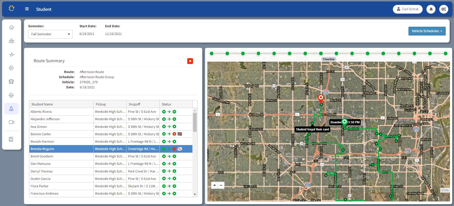 Student Forgot Card Student Forgot Card