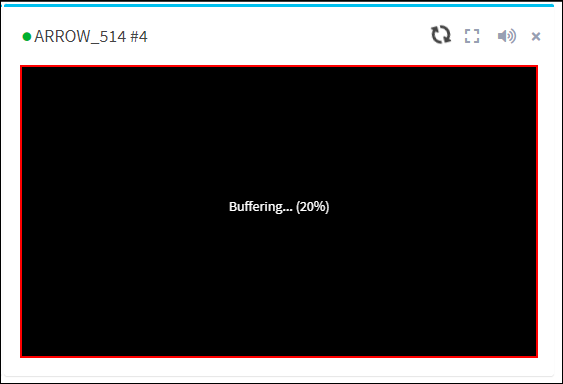 Buffering Percentage Displayed