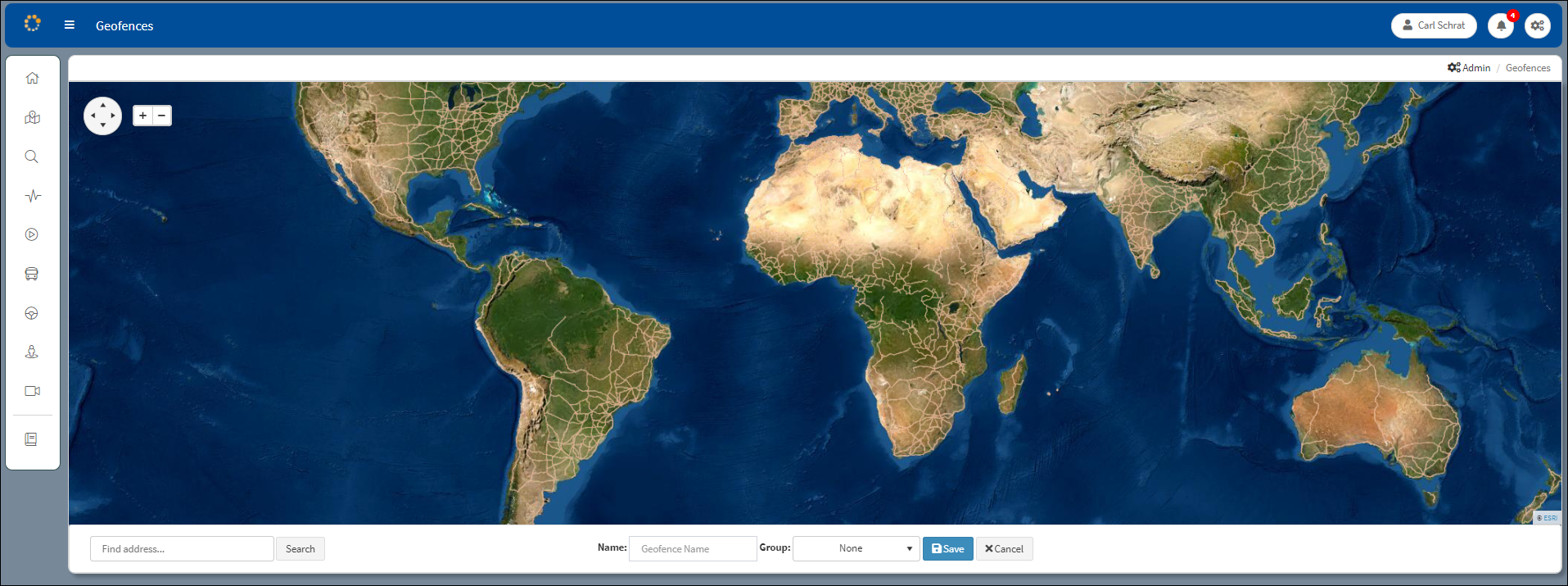 Add Geofence Map