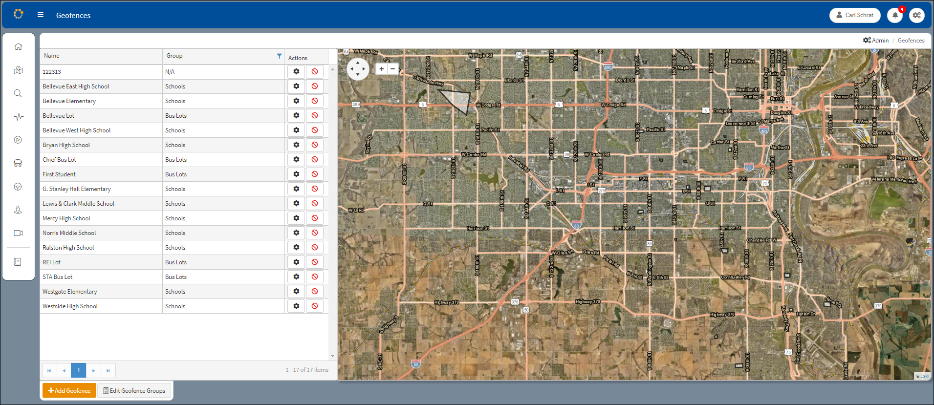 Geofence Map