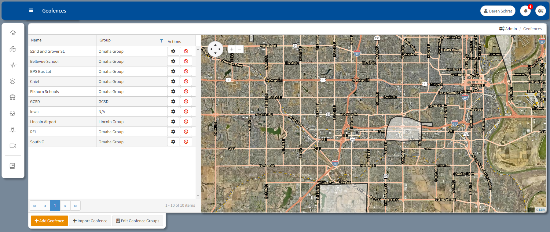 Geofence Map